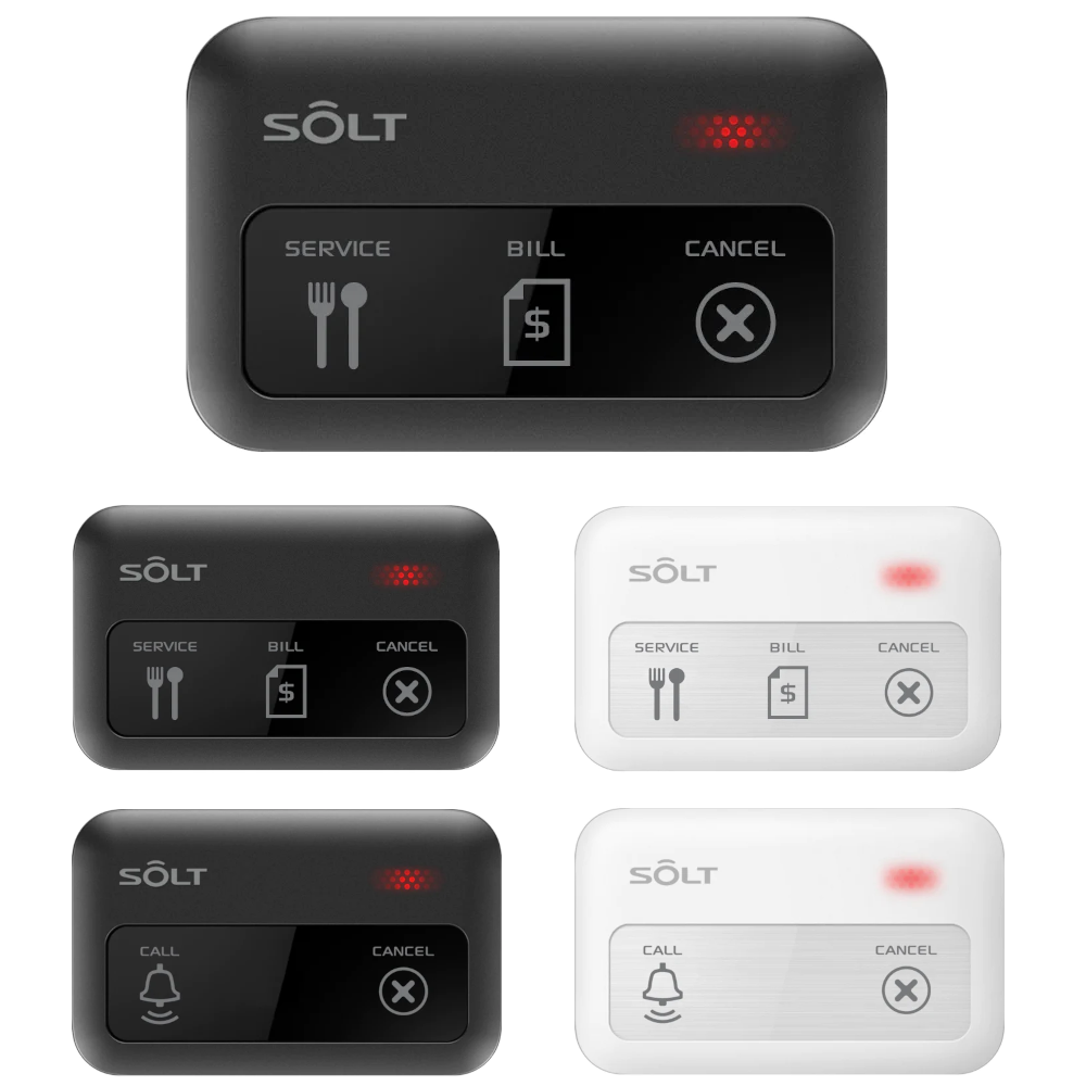 Butler Call Button SB9 Restaurant Call Button with Cancel & Multi-Service Functions – SOLT ...